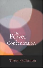 The Power of Concentration book cover