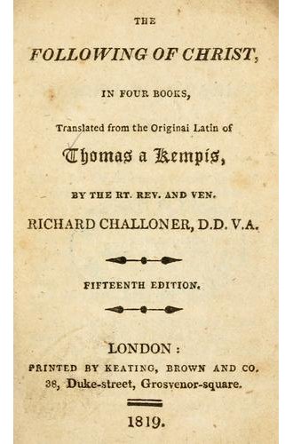 The Imitation of Christ book cover
