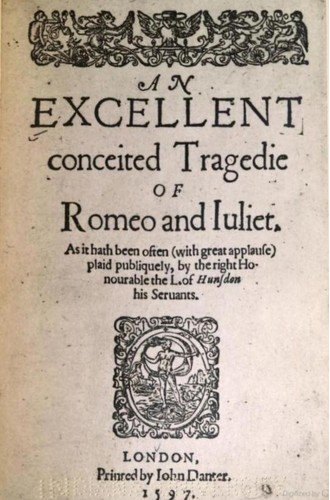 Romeo and Juliet book cover