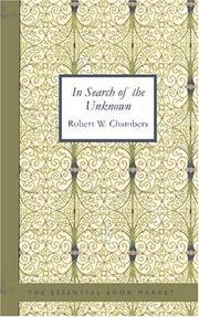 In Search of the Unknown book cover