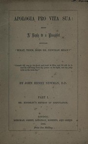 Apologia pro vita sua book cover