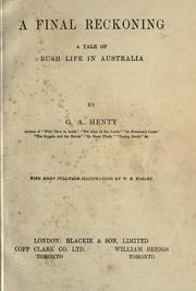 A Final Reckoning: A Tale of Bush Life in Australia book cover
