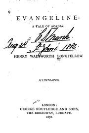 Evangeline: A Tale of Acadie book cover