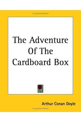 The Adventure of the Cardboard Box book cover
