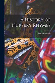 A History of Nursery Rhymes book cover