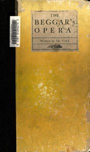 The Beggar's Opera book cover
