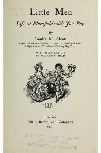 Little Men: Life at Plumfield With Jo's Boys book cover