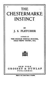 The Chestermarke Instinct book cover