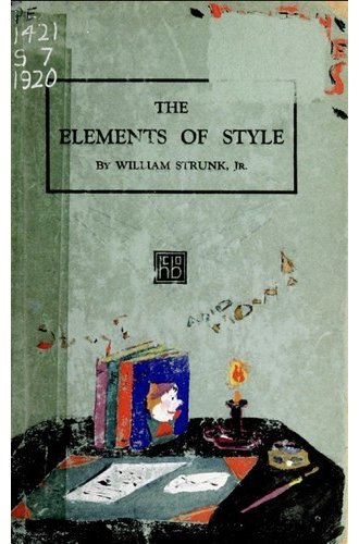 The Elements of Style book cover