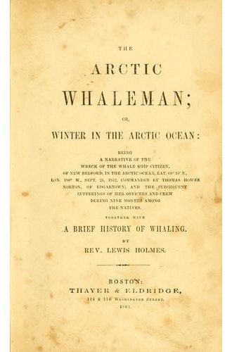 The Arctic Whaleman; or, Winter in the Arctic Ocean book cover