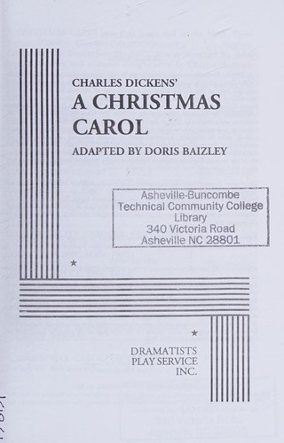 A Christmas Carol book cover