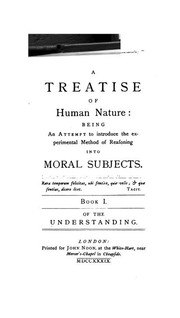 A Treatise of Human Nature book cover