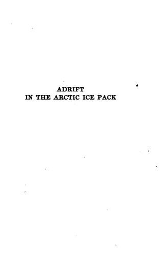 Adrift in the Arctic ice pack book cover