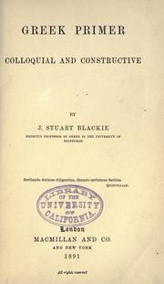 Greek primer, colloquial and constructive book cover