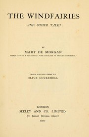 The windfairies, and other tales book cover