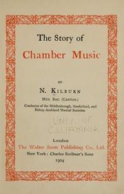The story of chamber music book cover