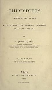 The History of the Peloponnesian War book cover