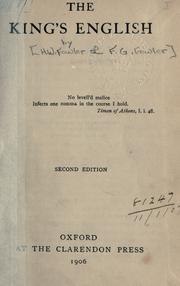 The King's English book cover