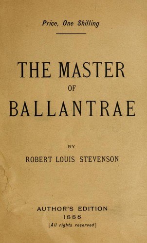 The Master of Ballantrae: A Winter's Tale book cover