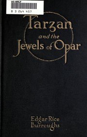 Tarzan and the Jewels of Opar book cover