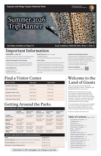 Sequoia and Kings Canyon National Parks: Summer 2026 Trip Planner book cover