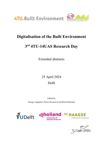 Digitalisation of the Built Environment: 3rd 4TU-14UAS Research Day book cover