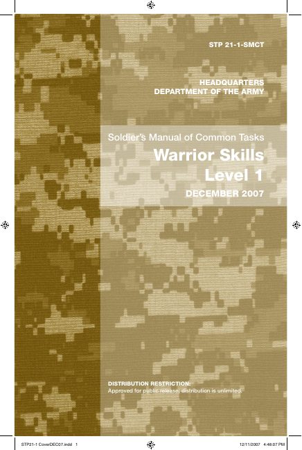 Soldier’s Manual of Common Tasks: Warrior Skills, Level 1 book cover