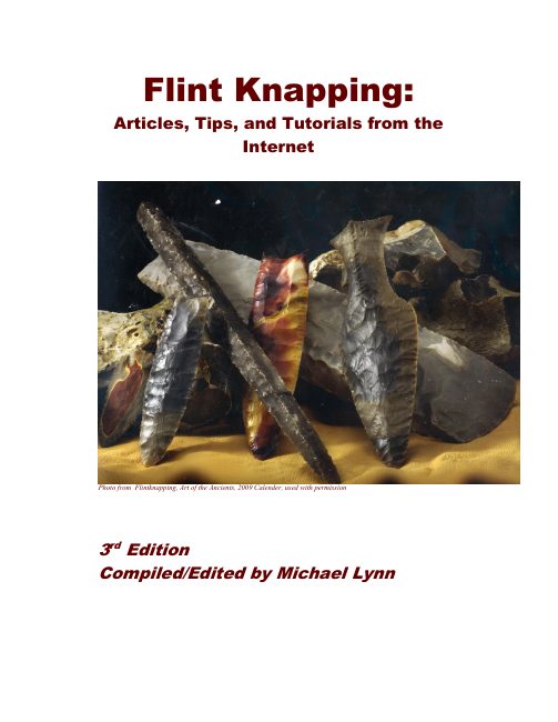 Flint Knapping: Articles, Tips, and Tutorials from the Internet book cover