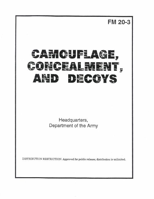 Camouflage, Concealment, and Decoys — FM 20-3 book cover