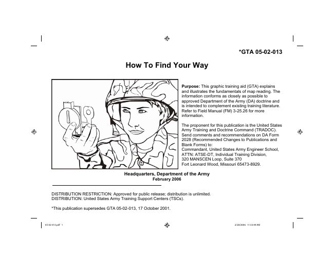 How to Find Your Way — GTA 05-02-013 book cover