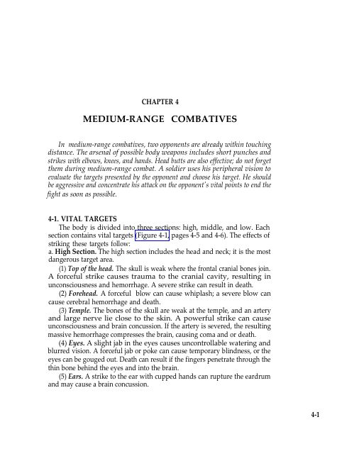Medium-Range Combatives — Field Manual Chapter book cover
