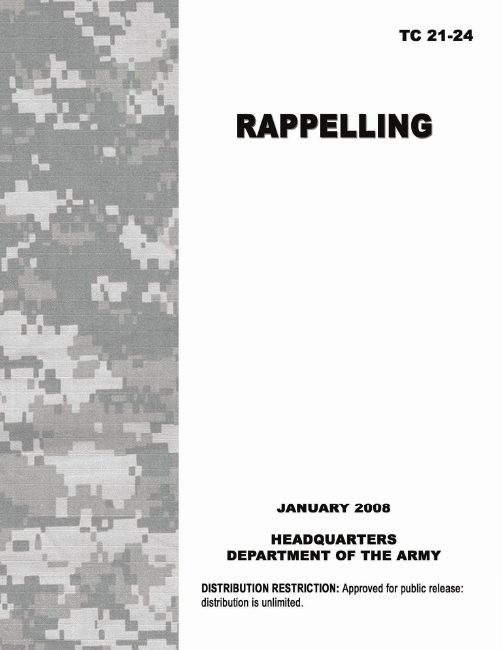 Rappelling — TC 21-24 book cover